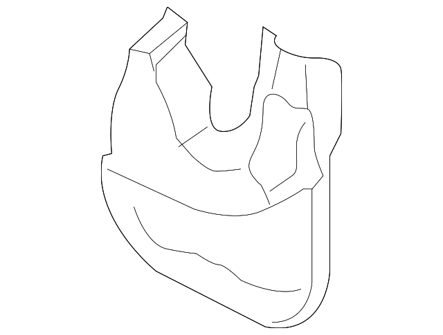 86842-2E010 Деталь MUD GUARD, RIGHT