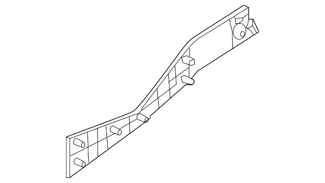 84680-3T000WK Деталь LOWER TRIM PANEL, LEFT