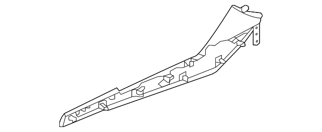 84657-3T400AYK Деталь UPPER TRIM PANEL, LEFT
