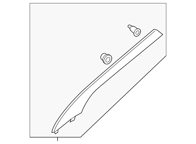 85810-3X000-TX Деталь WINDSHIELD PILLAR TRIM, LEFT
