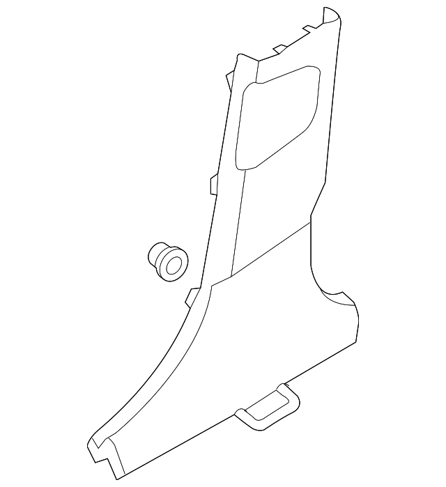 85835-3X050-RY Деталь LWR CTR PLR TRIM, LEFT