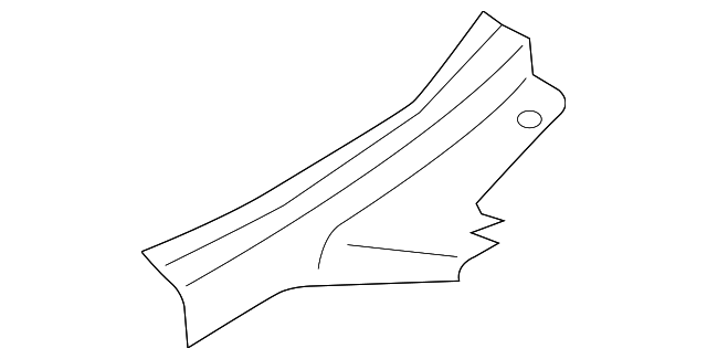 85875-3X000-RY Деталь REAR SILL PLATE, LEFT