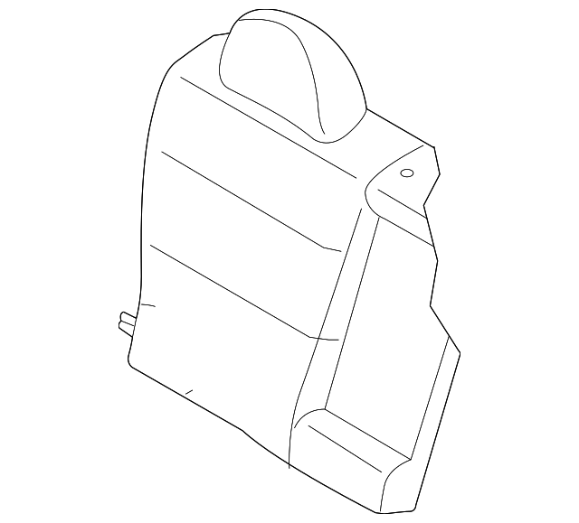 64350AG00CJC Деталь SEAT BACK COVER, RIGHT
