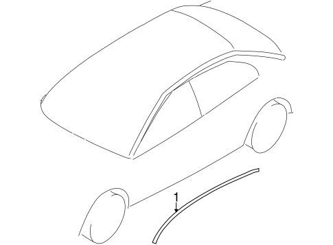Galant EXTERIOR TRIM - ROOF