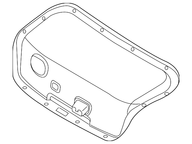 81750-3F000 Деталь TRUNK LID TRIM