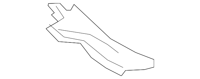 23436596 Деталь GUTTER, LEFT