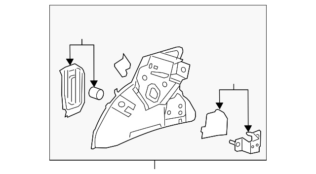 23440816 Деталь INNER WHEELHOUSE, LEFT