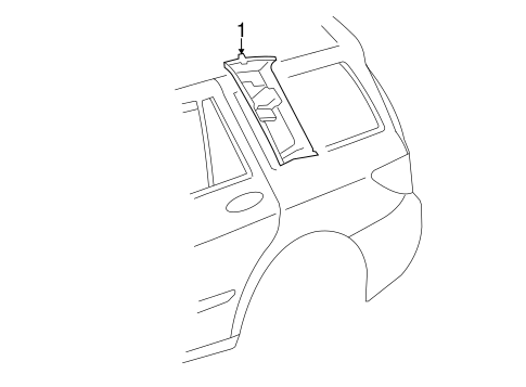 R350 INTERIOR TRIM - QUARTER PANELS