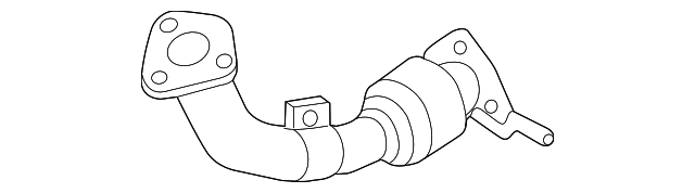 0K07A-40500 Деталь FRONT PIPE