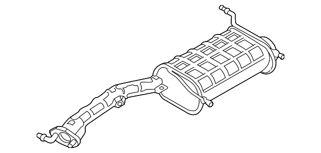 0K07B-40100B Деталь MUFFLER & PIPE