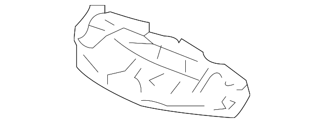 52535-52140 BUMPER COVER UPPER RETAINER, RIGHT