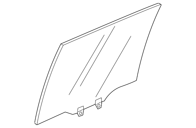73450-TG7-A00 Деталь GLASS ASSY., L. RR. DOOR (PRIVACY)(PGW)