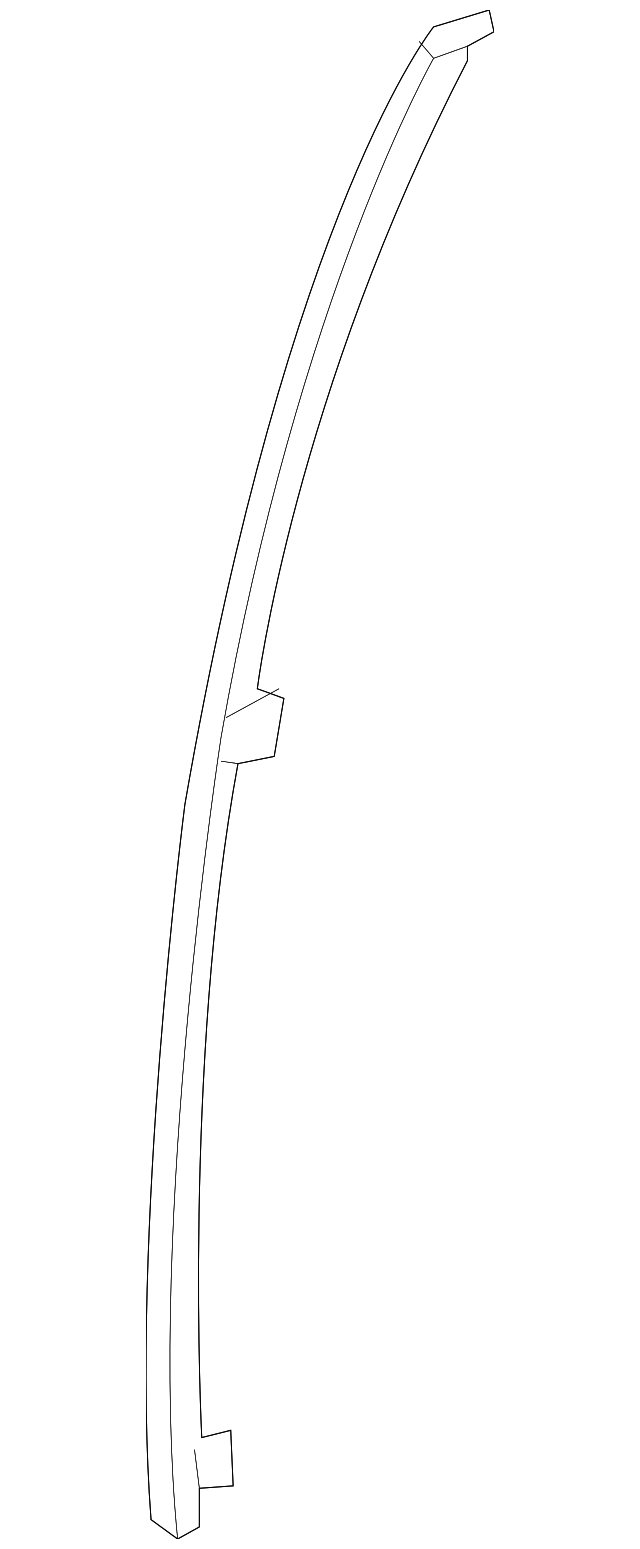 72731-TG7-A01 Деталь SASH, R. RR. DOOR QUARTER