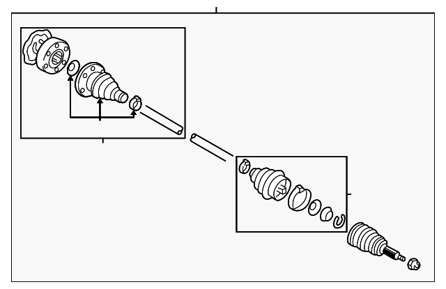 1J0407271DE Деталь AXLE ASSY, LEFT