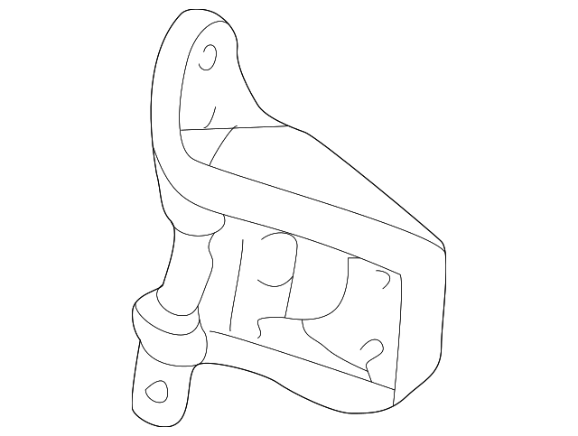 1F20-58-211 Деталь LOWER HINGE, LEFT