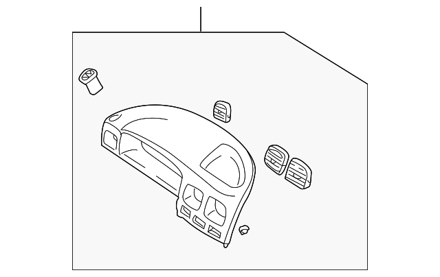 0K30A-55420 Деталь METER HOOD