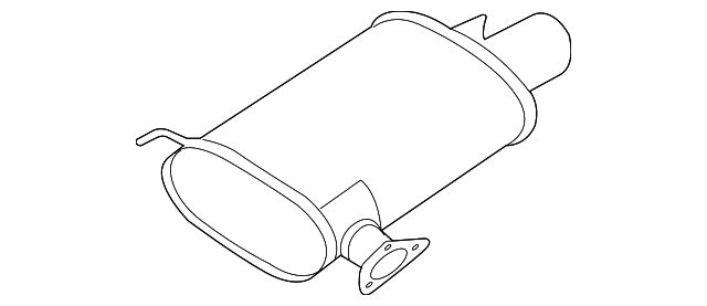 MN153192 Деталь MUFFLER