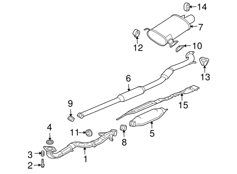Lancer EXHAUST COMPONENTS
