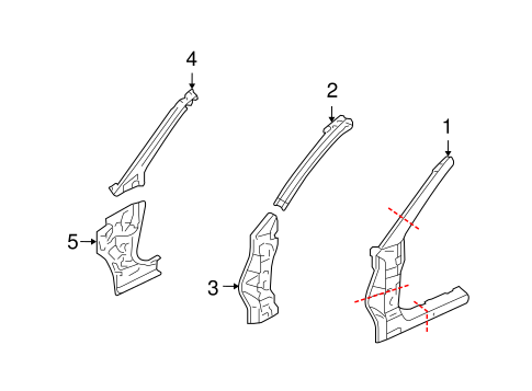 Outlander HINGE PILLAR