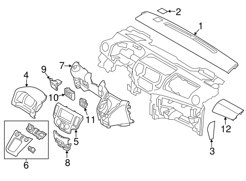 City Express INSTRUMENT PANEL COMPONENTS
