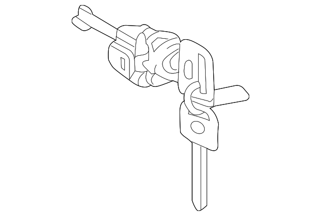 69052-60302 CYL & KEYS, LEFT