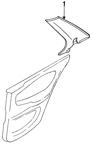 Colt INTERIOR TRIM - QUARTER PANELS