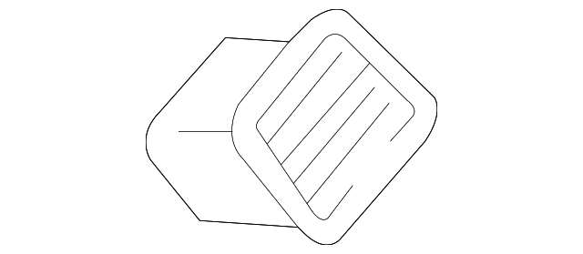 7365254G00P4Z Деталь VENT LOUVER, LEFT
