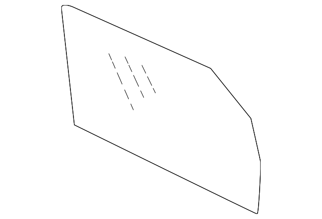 7L0-845-205-D Деталь DOOR GLASS, LEFT