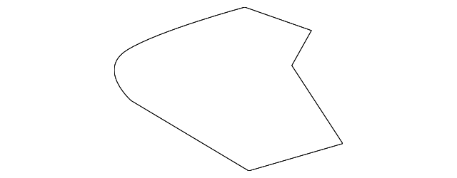 58743-0C040 HOOD CUSHION, RIGHT