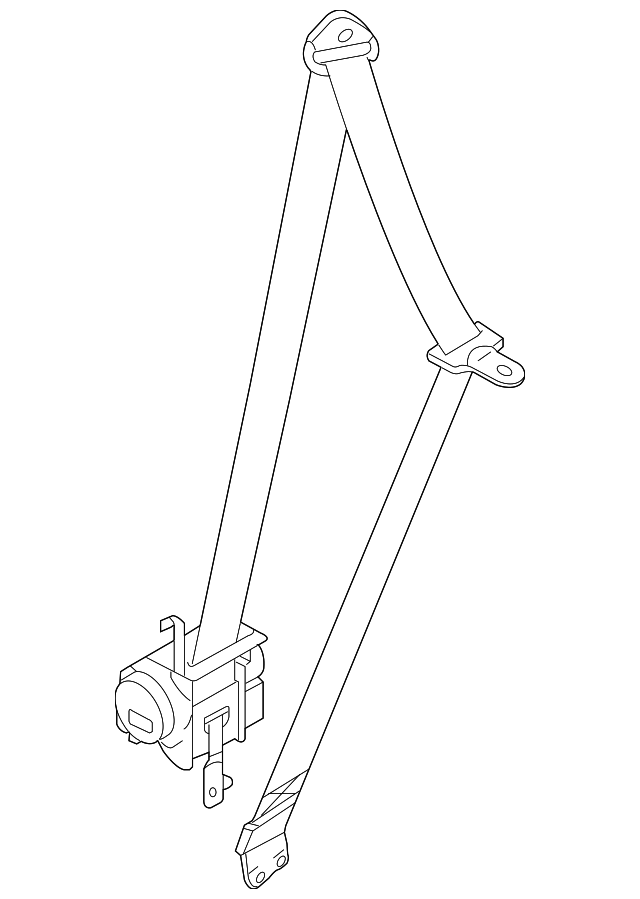 88820-2S506-9P Деталь SEAT BELT ASSY, RIGHT