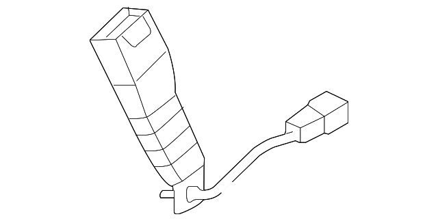 88830-2S501-9P Деталь BUCKLE, LEFT