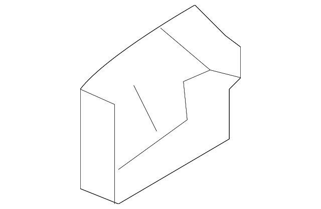 86827-ZH000 BELT & RETRACTOR LOWER COVER, RIGHT
