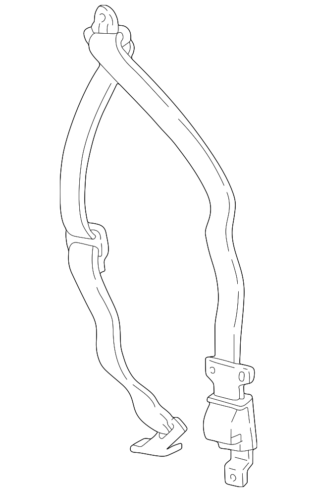 3L2Z-78611B09-AAB Деталь RETRACTOR ASSY, LEFT