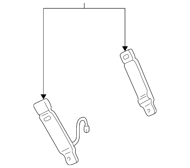 3L2Z-7861202-AAB Деталь BUCKLE END, RIGHT