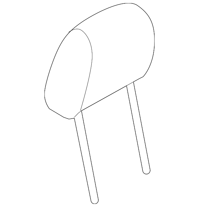 C345-88-140-02 Деталь HEADREST, LEFT