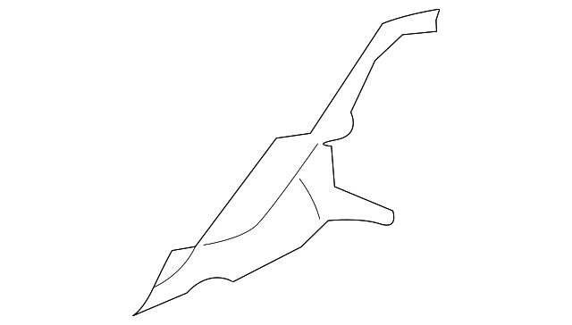 873744HA3C Деталь RECLINE COVER, LEFT