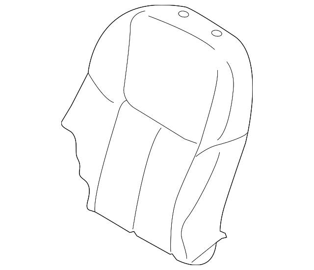 876704HB1A Деталь SEAT BACK COVER, LEFT