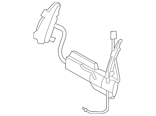 876434HB1A Деталь LUMBAR SUPPORT, LEFT