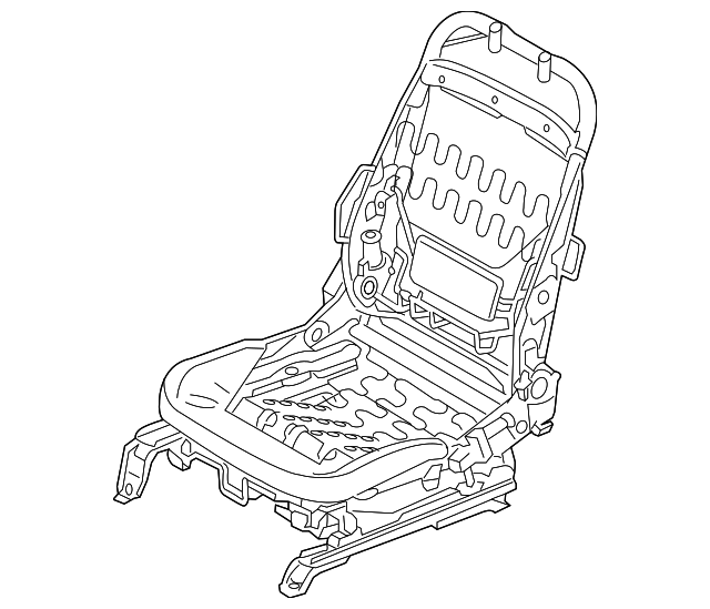 871554HB0A Деталь SEAT FRAME, LEFT