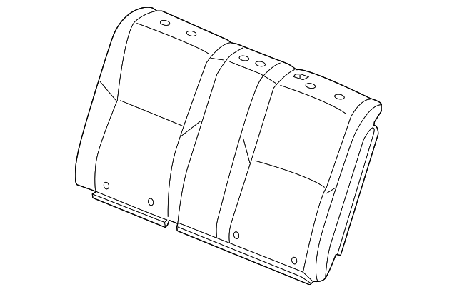 82121-TS8-A01ZA Деталь COVER, RR. SEAT-BACK TRIM *NH686L* (WARM