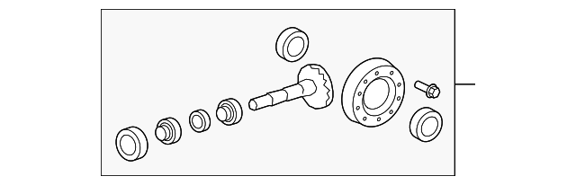 41201-80700 GEAR ASSY