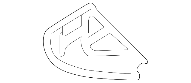 5891265D00 Деталь WHEELHOUSE PANEL EXTENSION, LEFT