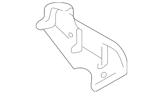 5871465D20 Деталь WHEELHOUSE PANEL GUSSET, RIGHT