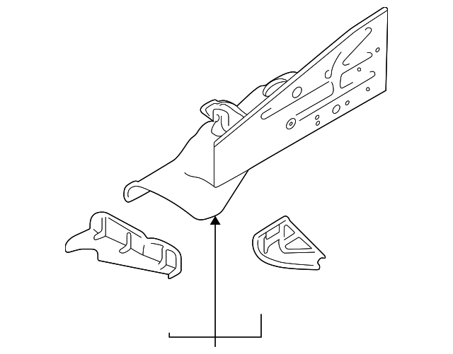 5890065D51 Деталь WHEELHOUSE PANEL, LEFT