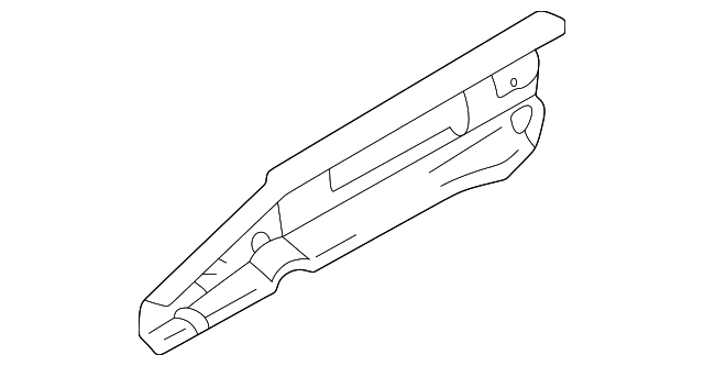 5877065D30 Деталь UPPER RAIL, RIGHT