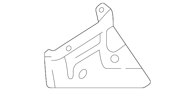 5871265D00 Деталь WHEELHOUSE PANEL EXTENSION, RIGHT