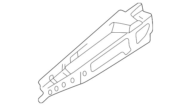 5897065D00 Деталь UPPER RAIL, LEFT