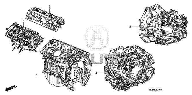 TL ENGINE ASSY. - TRANSMISSION ASSY.
