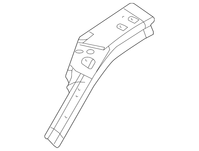 FB5Z-7851186-A Деталь ROOF RAIL, RIGHT