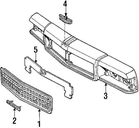 Caprice GRILLE & COMPONENTS